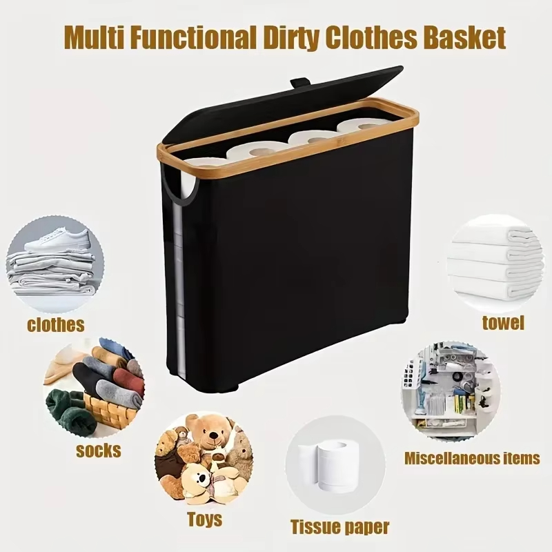 Agar Tissue Culture - 12Rolls Bamboo Toilet Paper Holder With