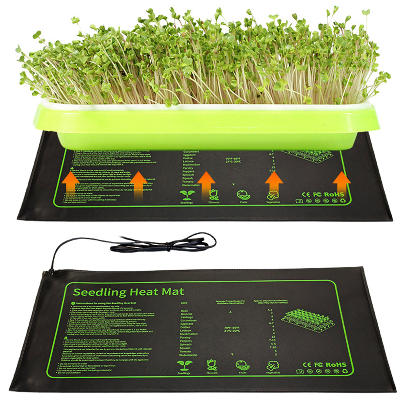 Heat Mat Seedling - 20W Seedling Heating Mat Plant Heating