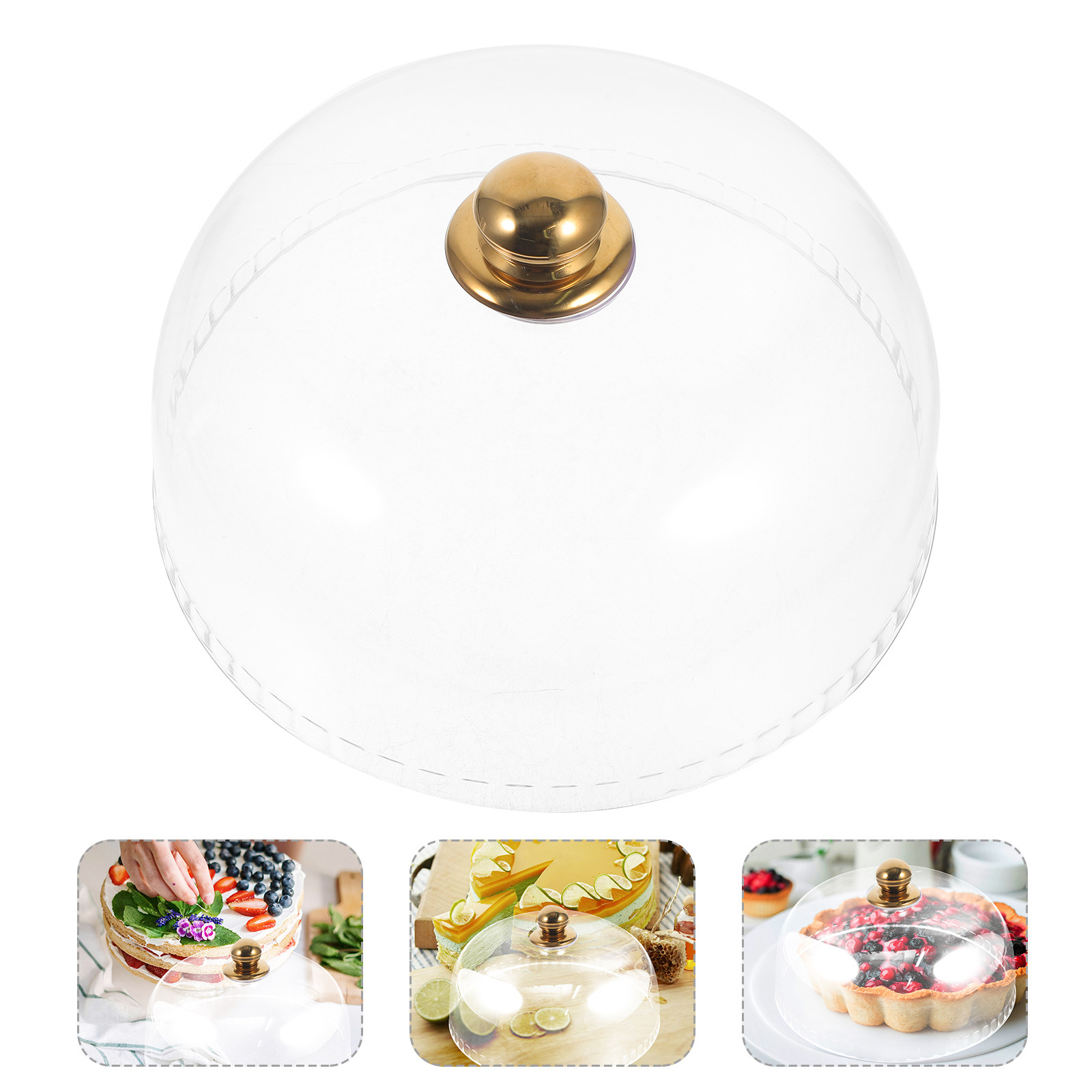 Clear Transparent Cake Dome Fo - Plastic Dome Clear บทวิจารณ์และราคา