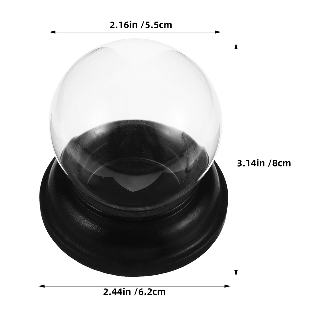 Empty Fillable Glass Snow Glob - Plastic Dome Clear บทวิจารณ์และราคา