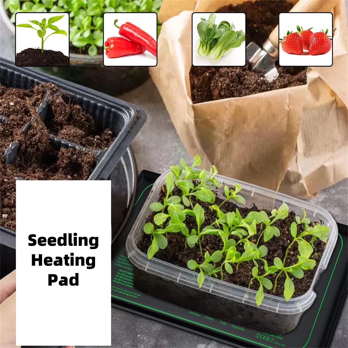 20W Seedling Heating Pad 230V  - Heat Mat Seedling บทวิจารณ์และราคา