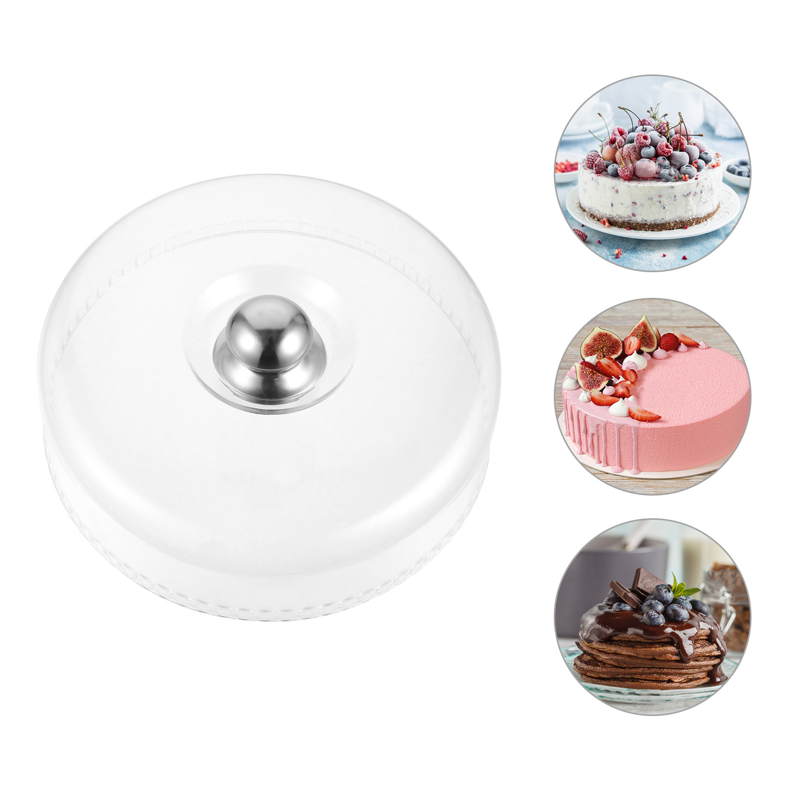 1Pcs Cake Cover Transparent Du - Plastic Dome Clear บทวิจารณ์และราคา