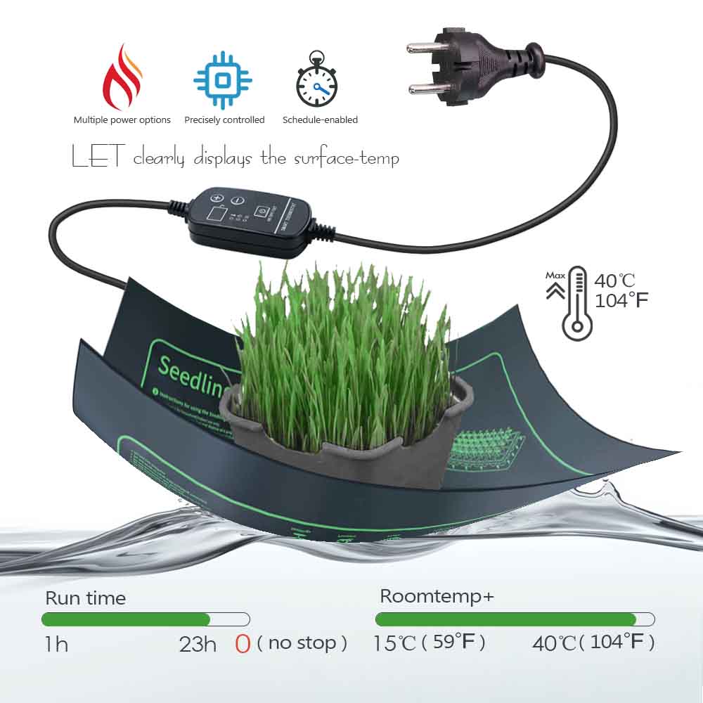 9-100W PVC Plants Heating Pad  - Heat Mat Seedling บทวิจารณ์และราคา