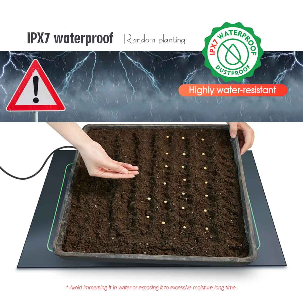 9-100W PVC Plants Heating Pad  - Heat Mat Seedling บทวิจารณ์และราคา