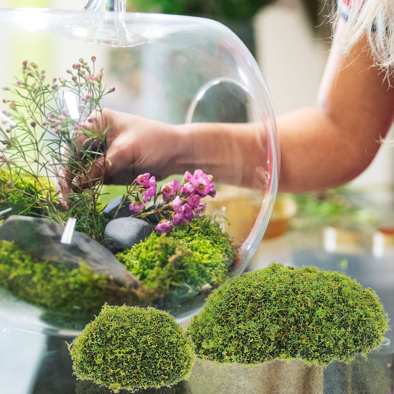 12pcs Artificial Moss RocksFak - Sphagnum Moss Dry บทวิจารณ์และราคา