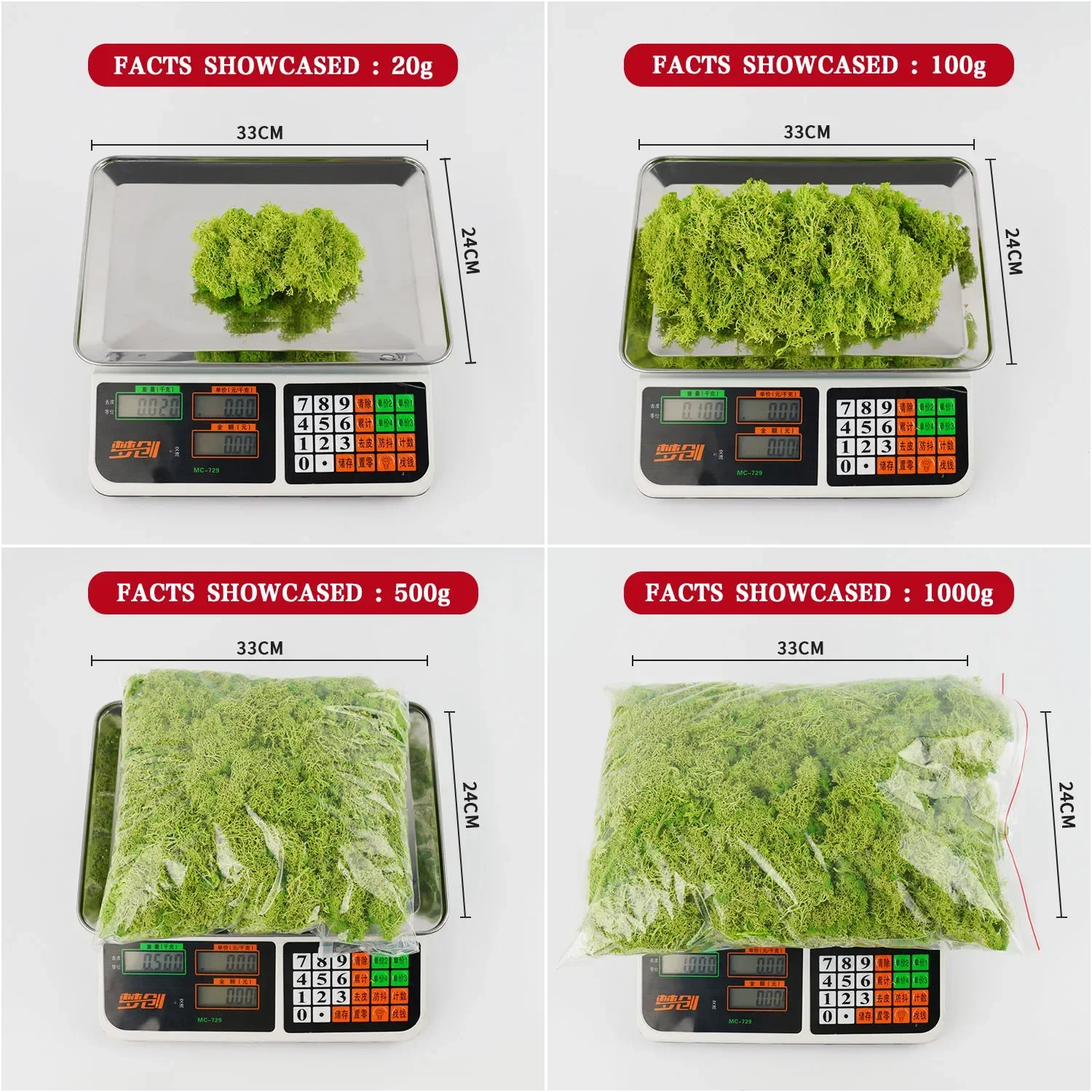 200g Artificial Green Plants M - Sphagnum Moss Dry บทวิจารณ์และราคา
